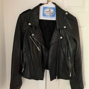 Zara leather jacket
